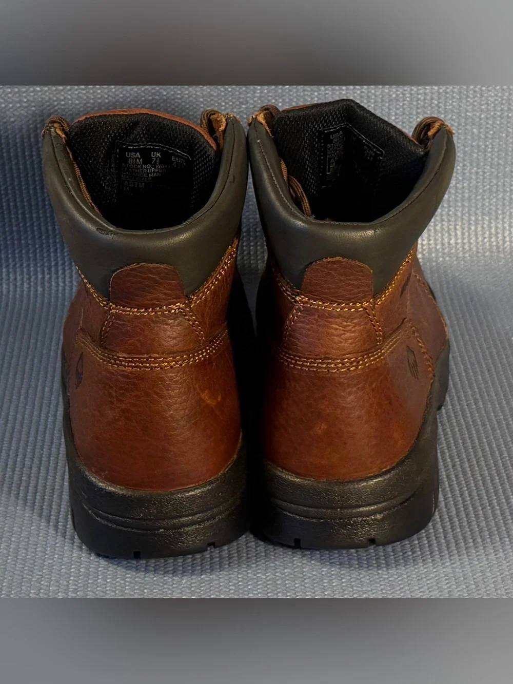Wolverine Marquette Slip Resistant Steel Toe Leather Work Boots Men’s Size 8.5